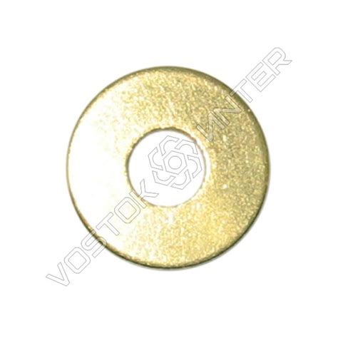 Шайба латунная М3 DIN 9021 увеличенная плоская круглая — купить по ...