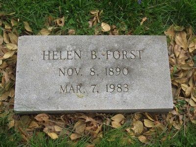 Helen Mae Stern Forst 1890 1983 Memorial Find A Grave