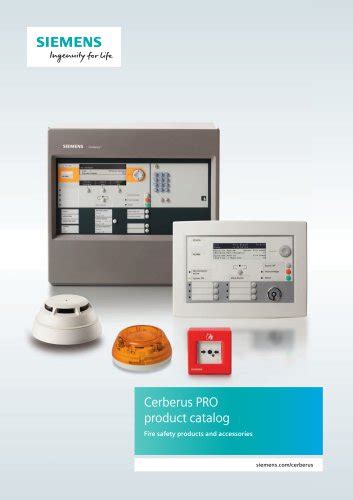 Cerberus PRO Siemens Fire Safety PDF Catalogs Technical