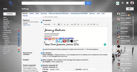 Badiner Bytes and Tech Tidbits: Creative Gmail Signature