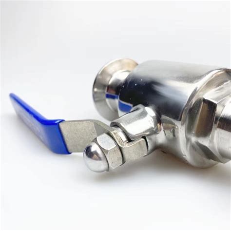 Bstv Stainless Steel Hygienic Two Way Sanitary Manual Clamped Thread