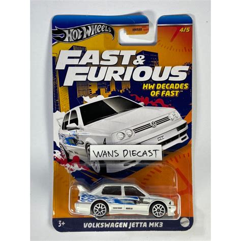 Hot Wheels Fast And Furious Volkswagen Jetta Mk Hw Decades Of Fast Shopee Philippines