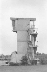 Le Corbusier Bâtiments de l écluse Kembs Niffer 1960