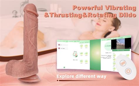 Amazon Thrusting Dildo Vibrator App Remote Control G Spot Dildo With Vibrating