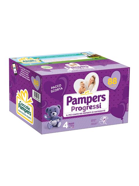 Pampers Quadri Progressi Maxi Taglia Kg Pz Bimbostore