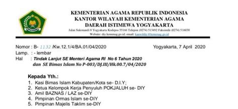 Cara Penulisan Nomor Surat Resmi Dan Arti Kodenya Fakta Id