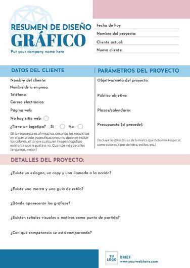 Plantillas De Brief Gratis Para Editar