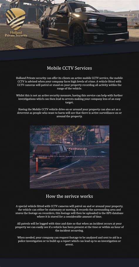 Holland Private Security - Archive - GTA World Forums - GTA V Heavy