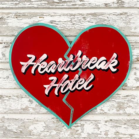 Heartbreak Hotel sign Elvis Presley motel sign vintage | Etsy