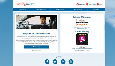 hastings direct   mfcawards winning logo   home page