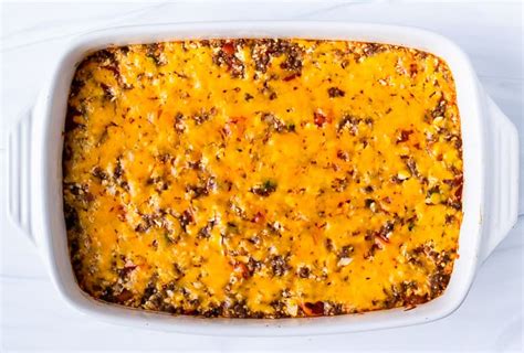 Keto Mexican Casserole Delicious Little Bites