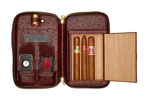 Puro Prestige Leather Cigar Travel Case Original Leather