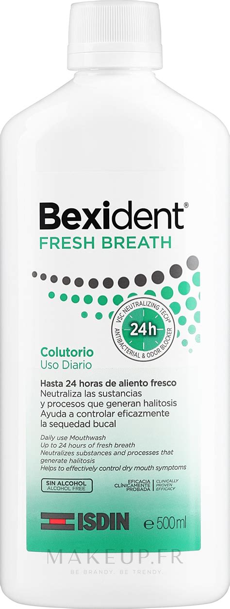 Isdin Bexident Fresh Breath Mouthwash Bain De Bouche Makeup Fr