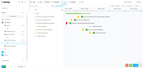 How To Use the ClickUp Gantt Chart Feature in 2025