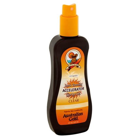 Dark Tanning Accelerator Spray Australian Gold 8 Fl Oz Tanning Gel