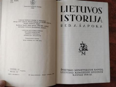lietuvos istoriografija lietuvos istorija adolfas sapoka knyga
