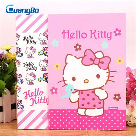 GUANGBO note book hello kitty series diary notebook 25k calligraphy ...