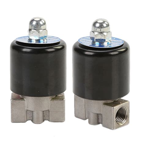 18 14 Stainless Solenoid Valve Dn8 Normally Closedopen Stainless Steel Solenoid Valve 110v