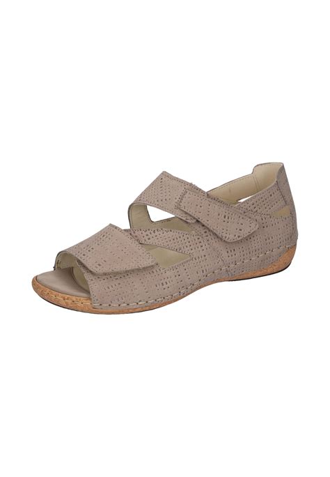 Damen Sandale Heliett Beige Waldl Ufer Onlineshop