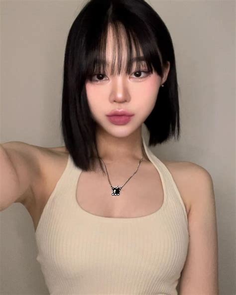 Korean Ulzzang Girl Girl Face Claim Shifting Faces Korean Short Hair