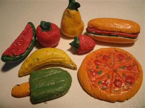 Clay Food · A Piece Of Clay Food · Molding On Cut Out Keep · Creation By