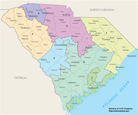 South Carolina District Map