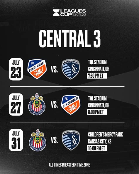 League Cup 2023 Game times : r/FCCincinnati