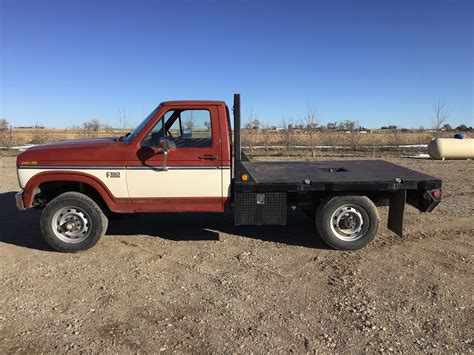 1982 Ford 1 Ton 4x4 Flatbed Pickup BigIron Auctions