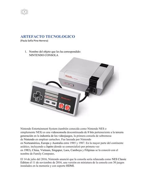 ANALISIS DEL ARTEFACTO TECNOLOGICO PDF