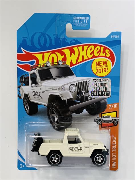 Hot Wheels 2019 Factory Set 84 67 Jeepster Commando White