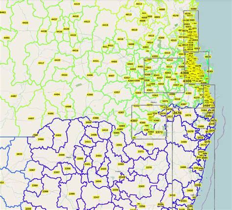 Paper Postcode Map Australia Mapmakers Australia