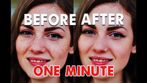 High End Skin Softening Retouching In Photoshop Less Than 1 Minute