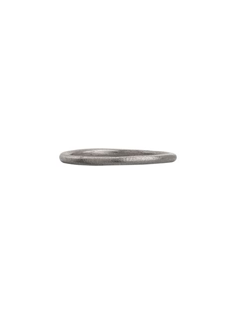 18ct White Gold Plain Wedding Band 15mm Wide By Tamara Gomez Jewellery