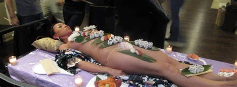 From Tradition To Trendsetting Tables Nyotaimori Naked Sushi