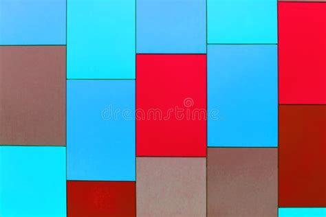 Wall From Multi Colored Panels Stock Photo Image Of Stain