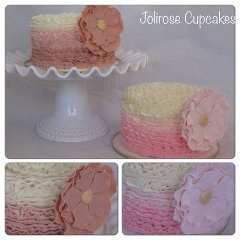 Buttercream Ruffle Cakes Decorated Cake By Jolirose CakesDecor