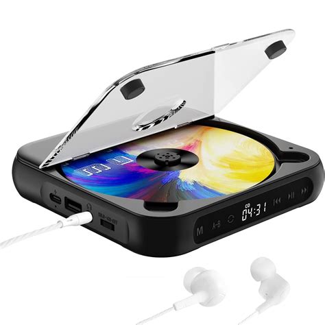 prociv portable cd player  bluetooth lcd touch screen anti skip