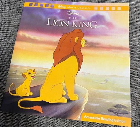 The Lion King Disney Movie Classics Paperback Book Accessible