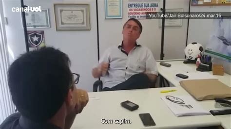 Eu comeria o índio sem problema nenhum vídeo antigo em que Bolsonaro