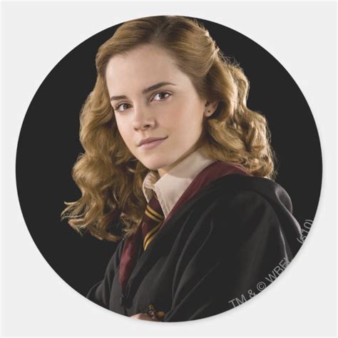 Hermione Granger Scholarly Classic Round Sticker