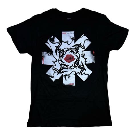 เสอวงดนตร RED HOT CHILI PEPPERS RHCP T SHIRT ลาย BLOOD SUGAR SEX MAGIK ลขสทธของแท