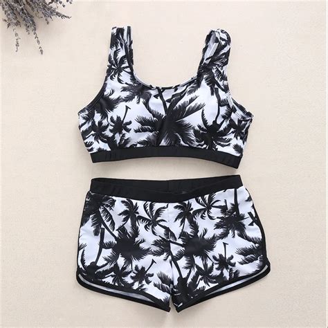 Conjunto De Bikini Con Realce Para Mujer Traje De Ba O De Dos Piezas Con Realce Cintura Alta