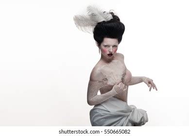 Emotional Actress Brunette Woman Role Vampire Stock Photo Shutterstock