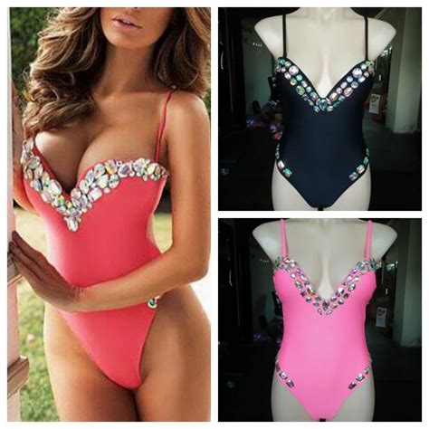 Hotting Venus Vacation New Sexy Bikini Swimwear Women Crystal Diamond Beachwear Rhinestone