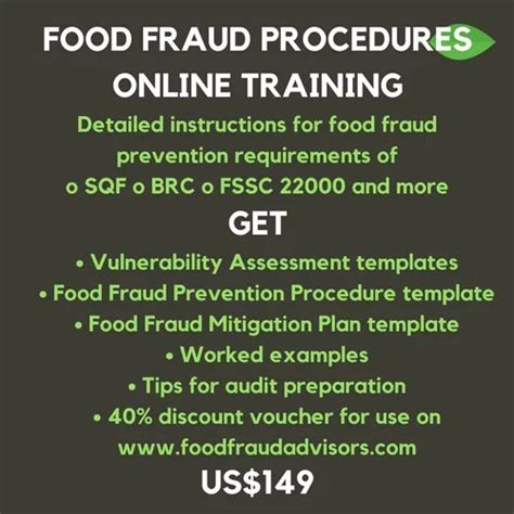 Food Fraud Training