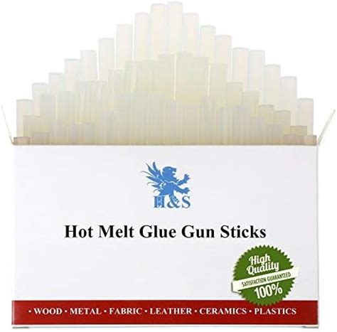 H S Hot Glue Sticks Mm X Mm Hot Melt Glue Gun Sticks For Hot Glue Gun Amazon Co Uk Diy