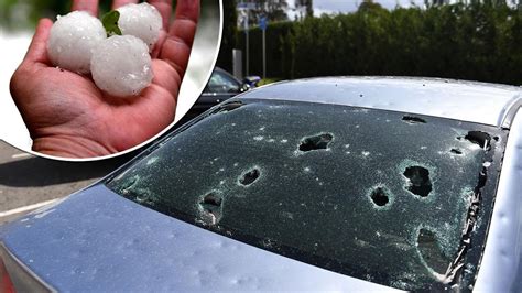 Heavy Hail Destroyed Australia Scary Hailstorm In Adelaide South