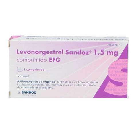 Levonorgestrel Sandoz Mg Comprimido