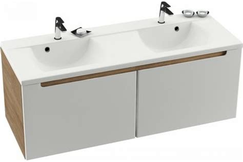 Умывальник (раковина) сдвоенный, подвесной из литого мрамора Ravak ...