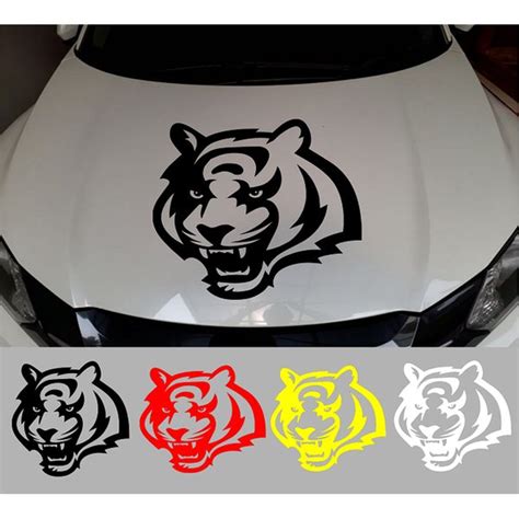 Jual READY STOCK Stiker Kap Body Mobil Unik Lucu Cutting Sticker Tiger